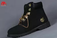 timberland roll top zapatos montantes hombre chaine decoration noir